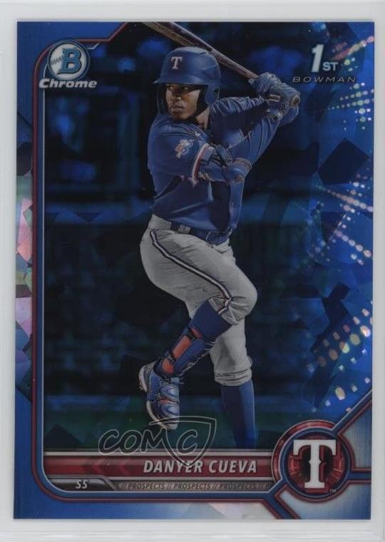 2022 Bowman Chrome Sapphire Edition Prospects Danyer Cueva #BCP-173 1k1b