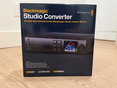 Blackmagic Design Studio Converter - Studio Camera 4K Pro by PoE - CINSTUDMFT
