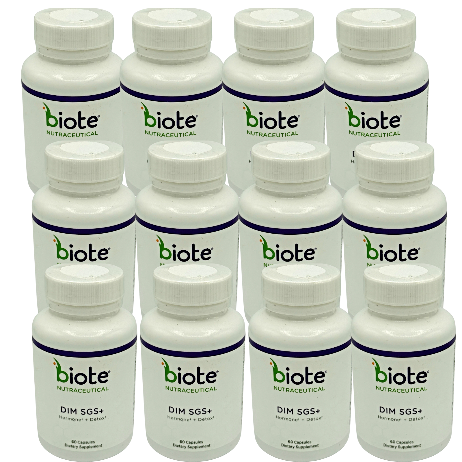 12 Pack Biote Nutraceuticals DIM SGS+ Hormone & Detox Support (EXP 05/ ...