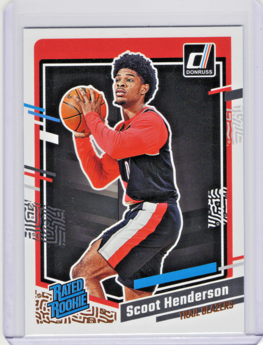 2023-24 Scoot Henderson Rated Rookie RC 250 Portland Trailblazers NBA