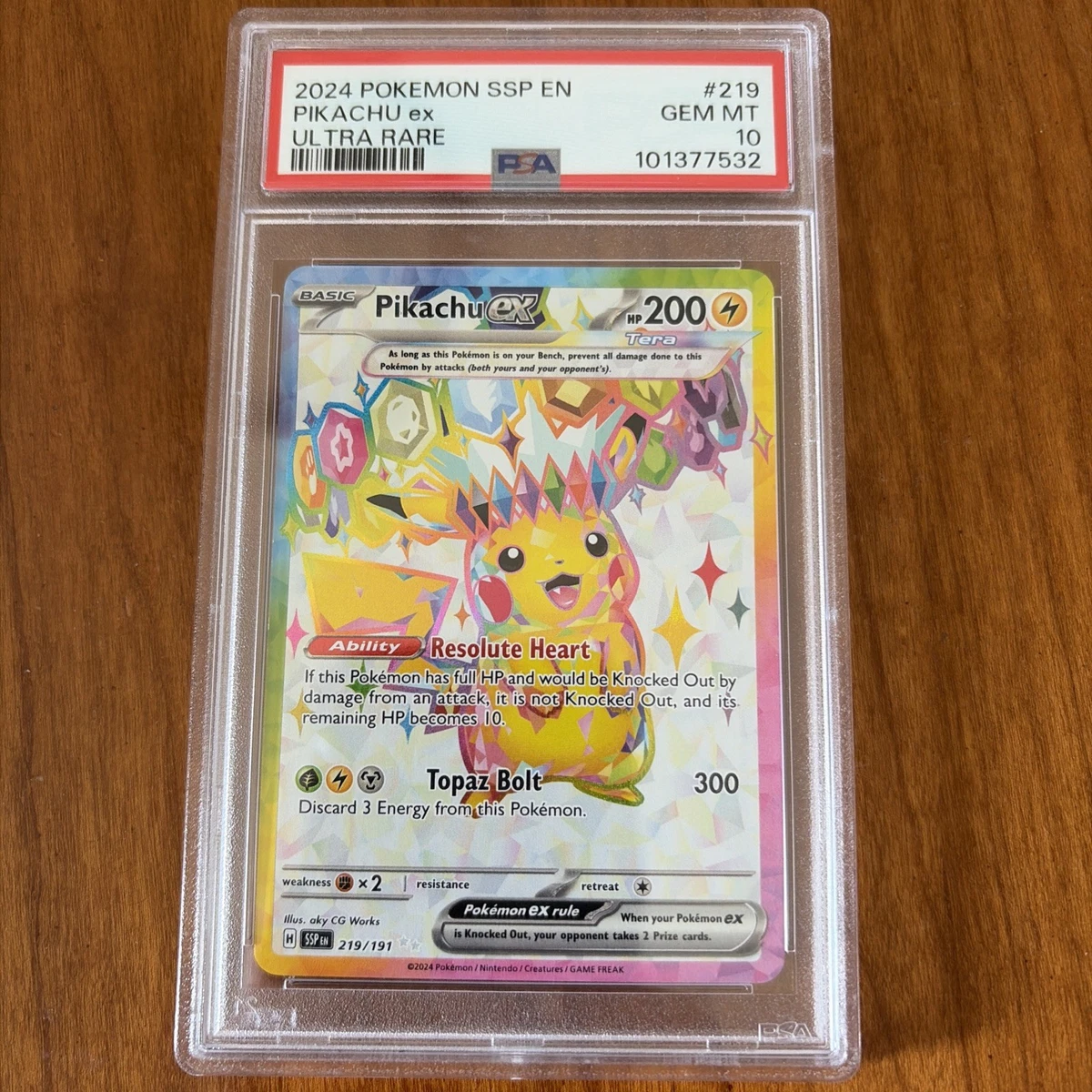 Pikachu Ex 219/191 Sv08: Surging Sparks for sale | eBay
