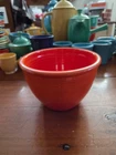 FIESTAWARE HLC Mixing Bowl #2 "radioactive" RED Vintage Marked (OLDER)
