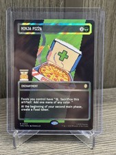 Ninja Pizza (Borderless) (Surge Foil) Commander: Teenage Mutant Ninja Turtles...