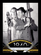6-0-1-NS PWE . American Pie . 2011 topps #3   Bud Abbott & Lou Costello