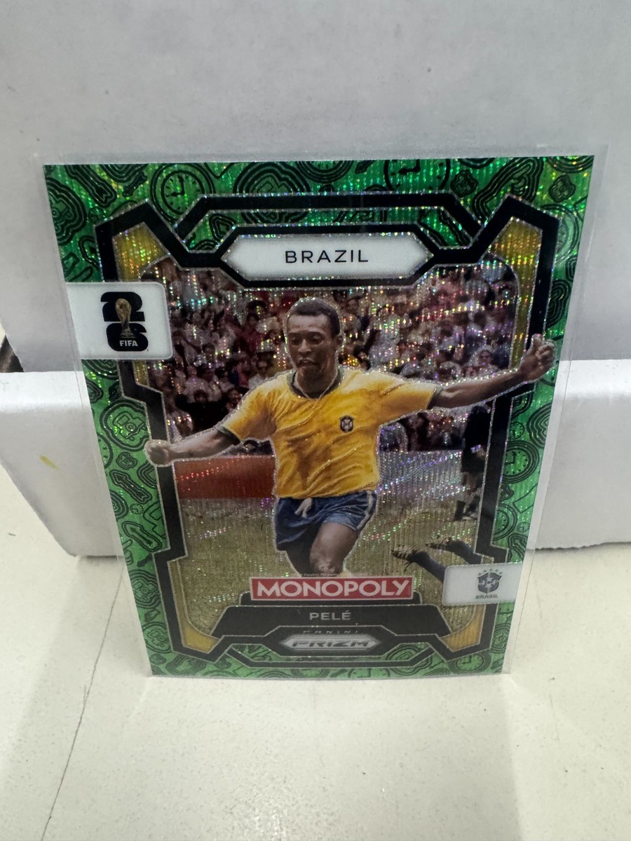 2026 Panini Prizm FIFA World Cup Cards #16 Pelé – Brazil, Green