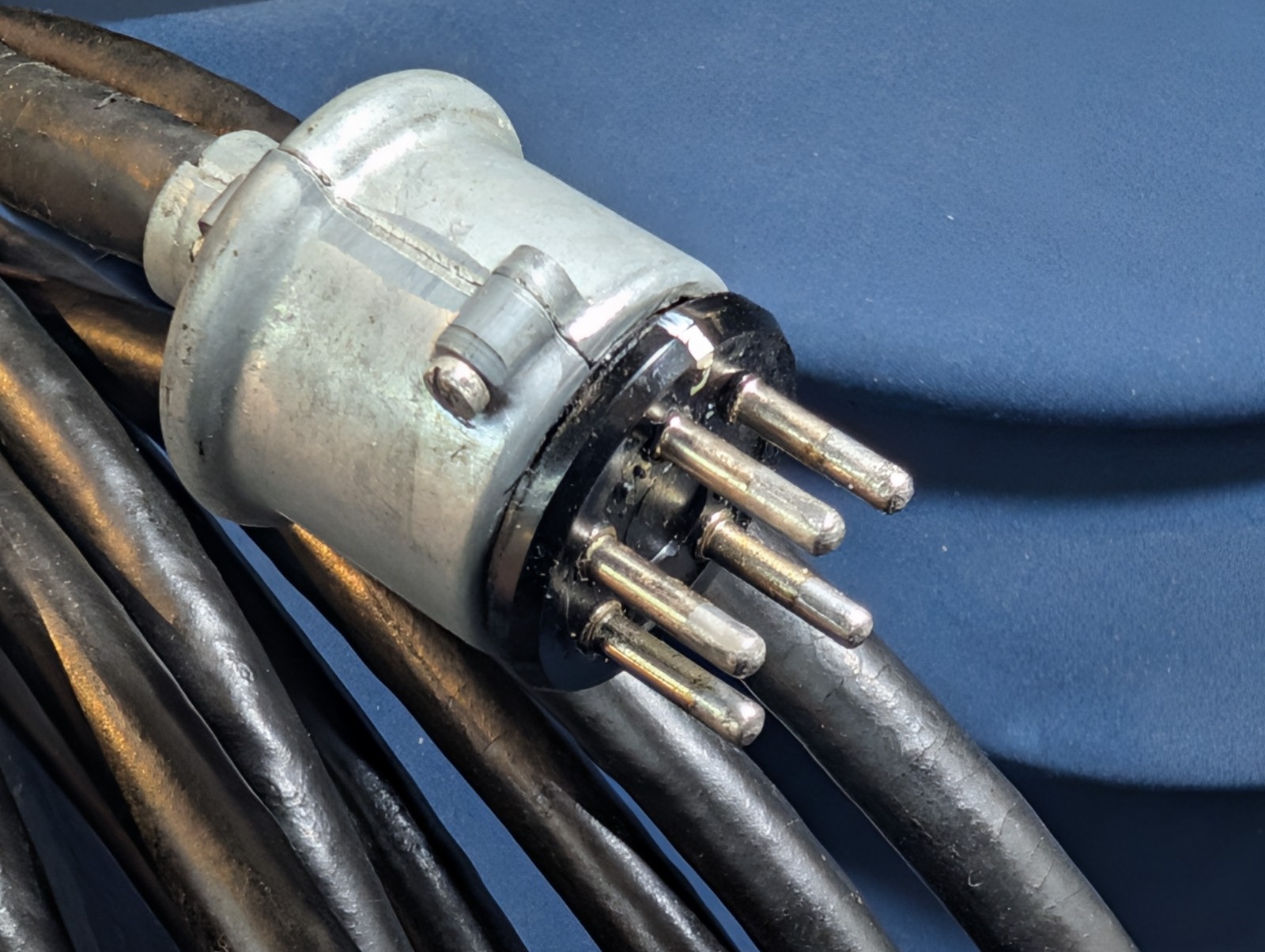 Vintage Hammond Leslie cable 30-35ft organ/tone cabinet B3 5-to-6 pin