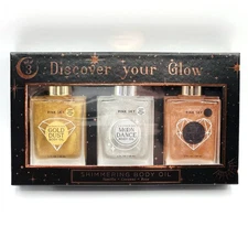 PINK SKY Discover Your Glow Illuminating  Body Mist Set of 3- 2 fl. oz. ea. NIB