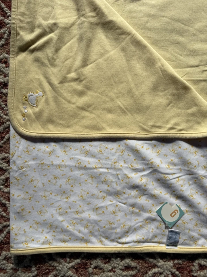Cobertor de bebê vintage 2000 Gymboree, borracha Ducky novo com etiquetas - Imagem 3 de 4