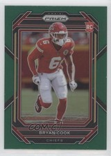 2022 Panini Prizm Rookies Green Prizm Bryan Cook #397 12g7