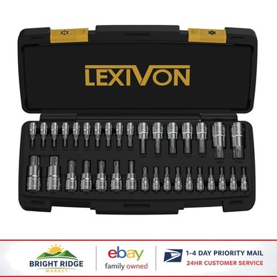 Professional Torx Bit Socket Set with Durable Storage Case and Polished Finish