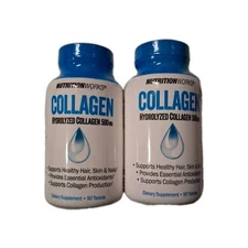 NutritionWorks  Hydrolyzed Collagen 90 Tablets 500mg Exp. 10/25 & 09/26