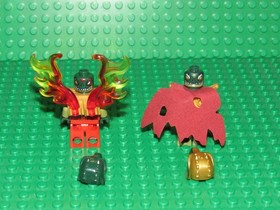 Lot of 2 LEGO Legends of Chima Minifigures Crominus Cragger 70227 70006 KK54