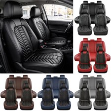 For Toyota 4runner Perforated Leather Seat Covers Full Set Front Rear Breathable For Toyota 4runner Perforated Leather Seat Covers Full Set Front Rear Breathable