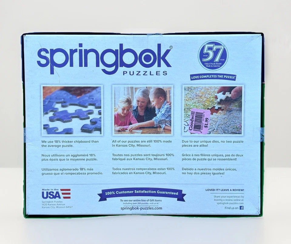 Springbok •Gnome Village• - 500 pc Christmas Jigsaw Puzzle - Preowned - Image 2 of 2