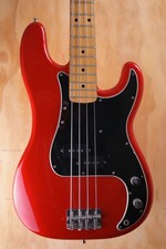 1976 Fender Precision Bass in Candy Apple Red [Refinished] (Used)