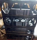 4 Vintage  1 Liter  Coca Cola  Plastic  Crates 15"  FREE SHIPPING