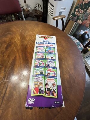 Let's Learn to Read 10 DVD Collection by Rock 'N Learn 10 Disc