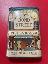 Wow!! VINTAGE PHILIP MORRIS BOND STREET TOBACCO TIN Proceeds To Local charity