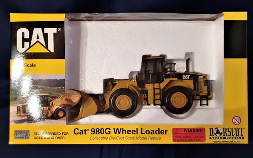 Die-Cast Norscot Caterpillar 980 G Radlader NEU originalverpackt Nr. 55027 1:50