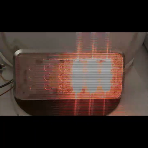 7" X 3" SURFACE MOUNTED LED PERIMETER WARNING LIGHT - AMBER - Video 1 of 1