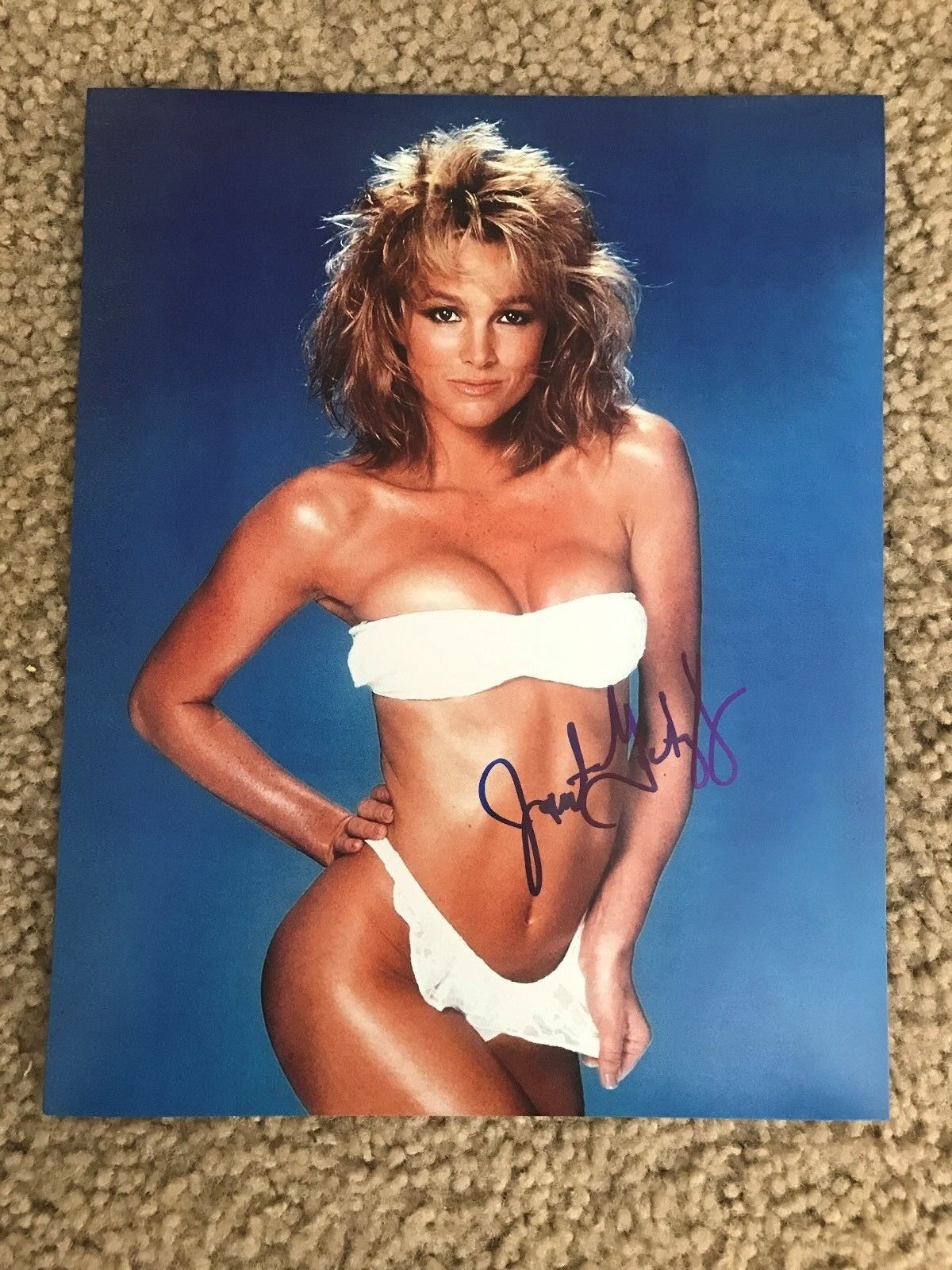 Janet Jones Gretzky Autographed 8x10 Photo Sexy Actress Playboy March 1997 eBay