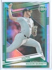 RARE 2022 PANINI ELITE XTRA MASON BARNETT ROOKIE CARD RC #87 ~ 001/499 UNIQUE