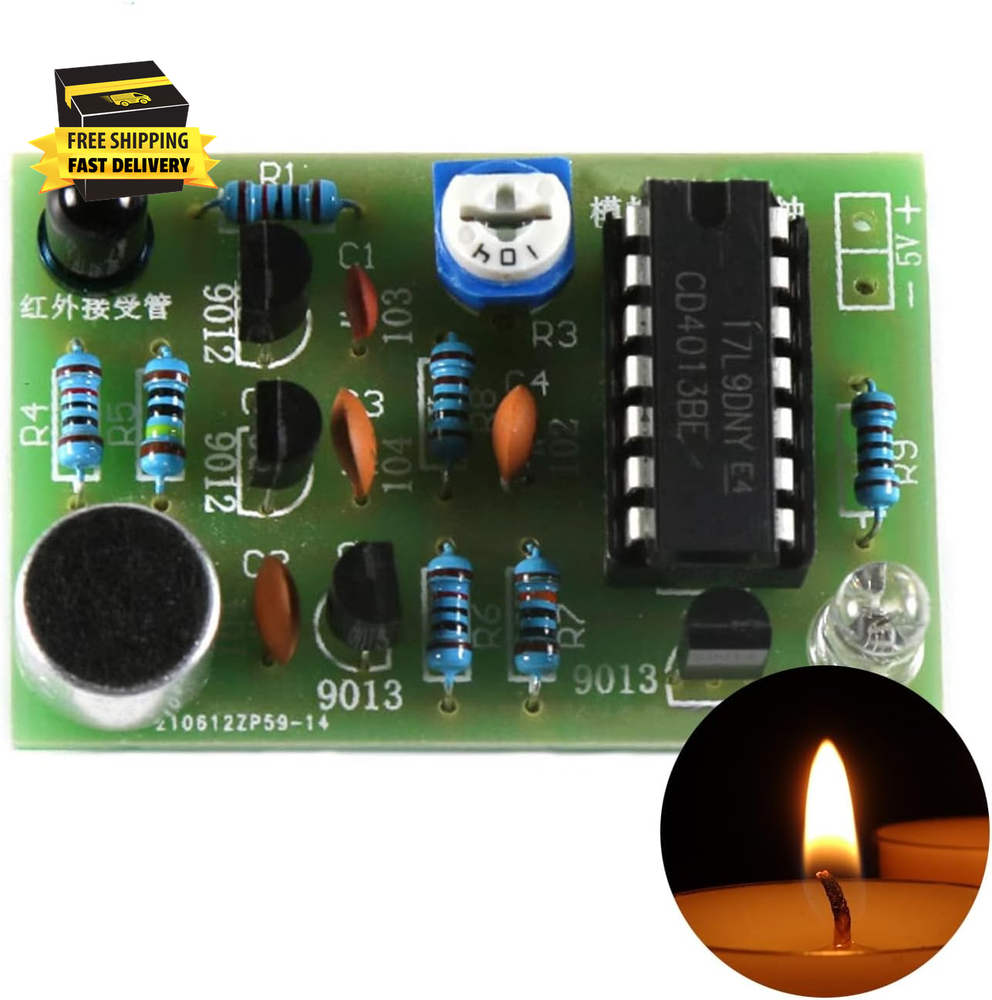 Soldering Practice Kit Electronic Candle Kit Electronics Kit LED DIY Kit Solderi