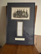 Hand Colored Wood Engravings from 1866 London News -THE KING OF SIAM