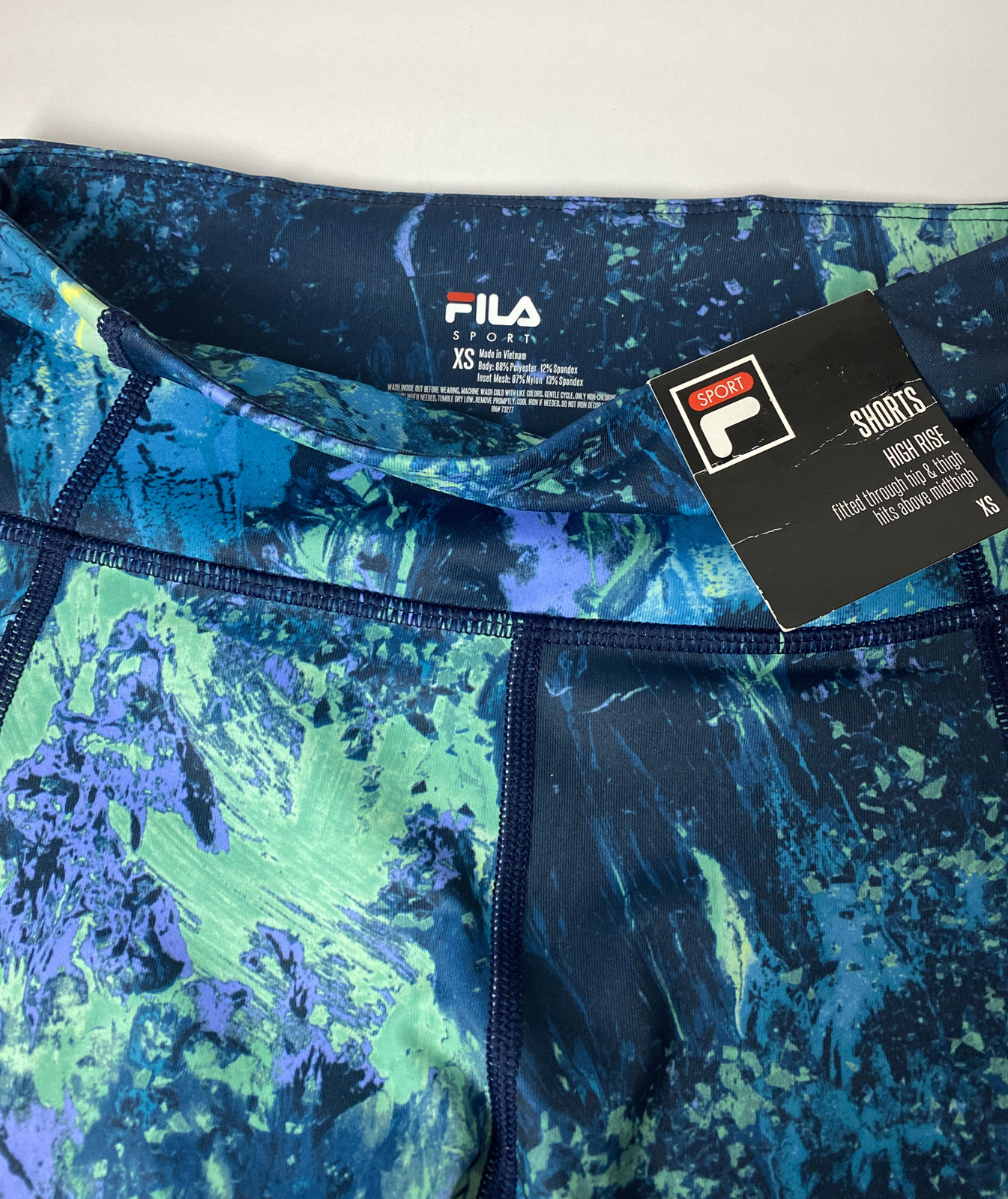 Pantaloncini high rise donna Fila sport taglia XS