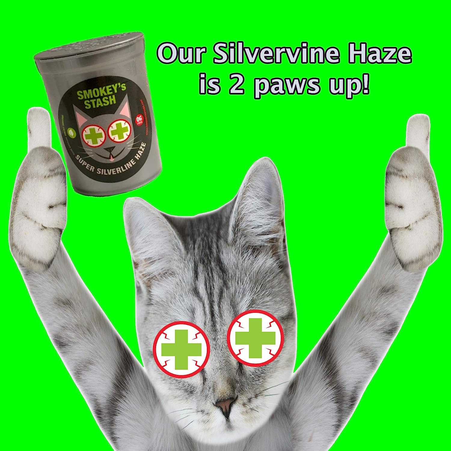 Smokey'S Stash Silvervine Haze Potent Catnip and Silver Vine Blend for Cats