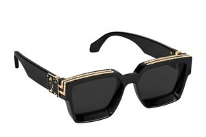 Louis Vuitton Virgil Abloh 1.1 Millionaires Sunglasses SS19 Black Z1165E LV C | eBay
