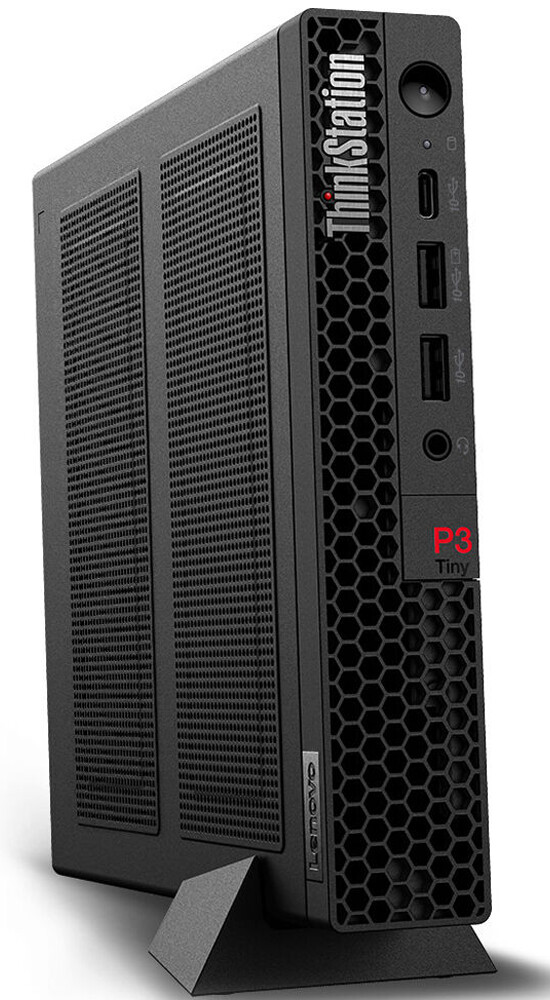 Compact Lenovo ThinkStation P3 Tiny with i5-13500 vPro 16GB 1TB SSD Windows 11 Pro