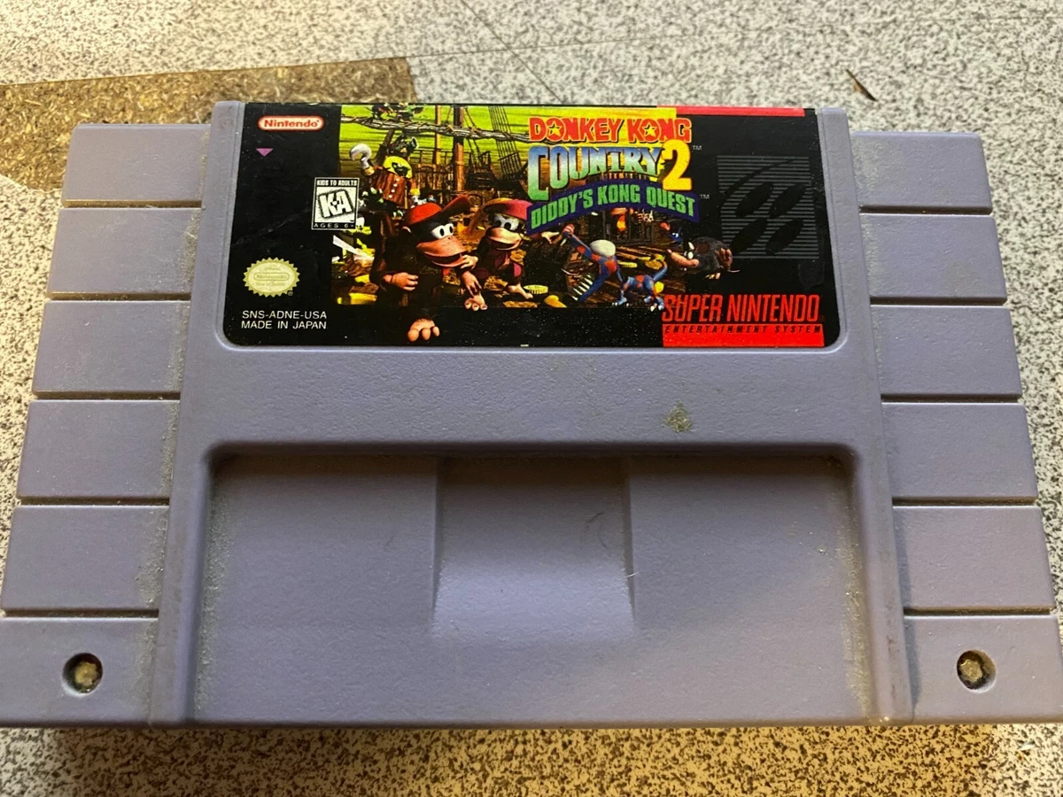 Donkey Kong Country 2 Super Nintendo Cart Only eBay