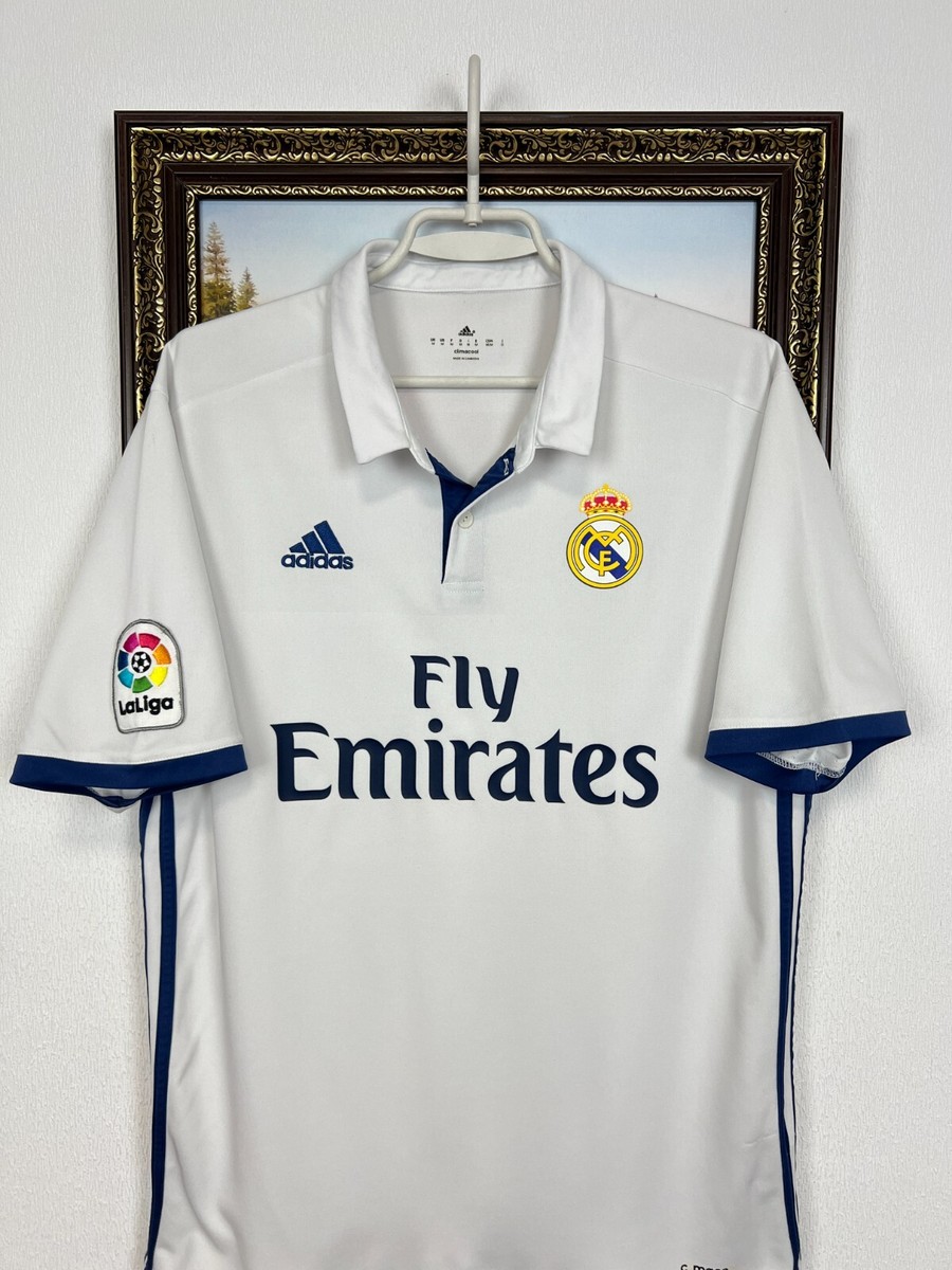 Real Madrid Home football shirt 2016 Soccer Adidas White Jersey