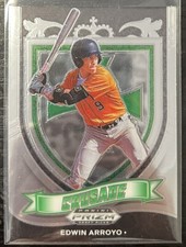 2021 Panini Prizm Draft Picks Crusade Edwin Arroyo #C-EA Cincinnati Reds