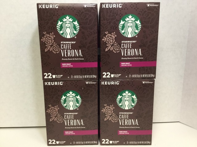 starbucks caffe verona dark roast k cups