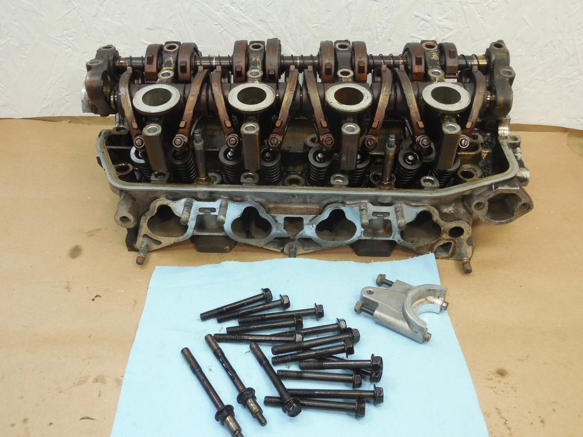 1990 Honda Civic Engine Cylinder Head with Rocker Arm Assembly