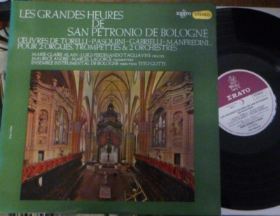 Les grandes heures de San Petronio de Bologne M-C ALAIN - TITO GOTTI    / ERATO