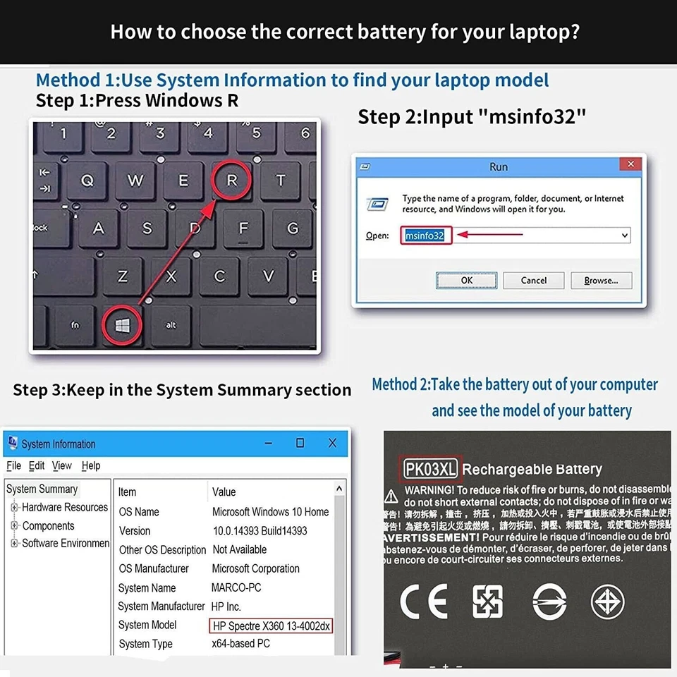 Batería ZG06XL para HP EliteBook 1050 G1 ZBook Studio X360 G5 HSTNN-IB8H 95,9 Wh Foto 2 de 4