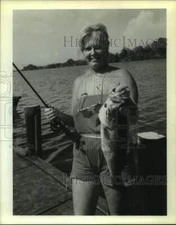1989 Press Photo Slidell Bass 'N Gals - Sue Powell Fishing - noc11804