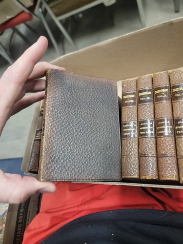 Complete WORKS of William Shakespeare 13 Vols Handy Volume Edition Free Shipping - Foto 12 di 14