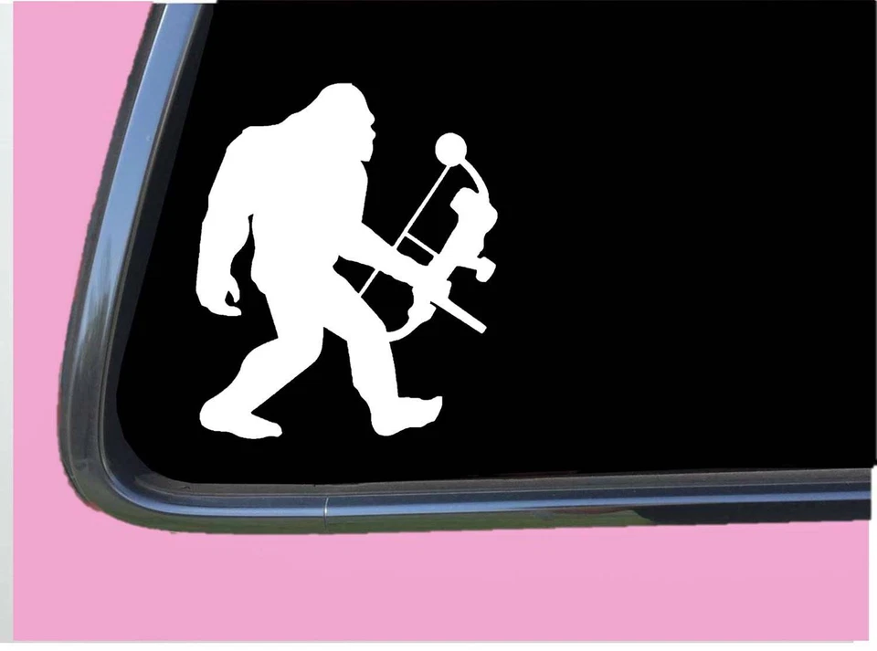 EZSTIK Bigfoot Bowhunting bow TP 1246 6" Decal Sticker sasquatch
