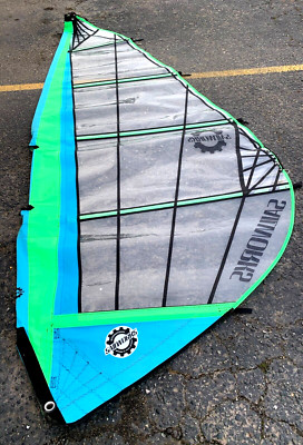 SAILWORKS 3.7 Race Windsurf Sail Wing with Bag ~ Luff 365 cm ~ Boom 141 cm