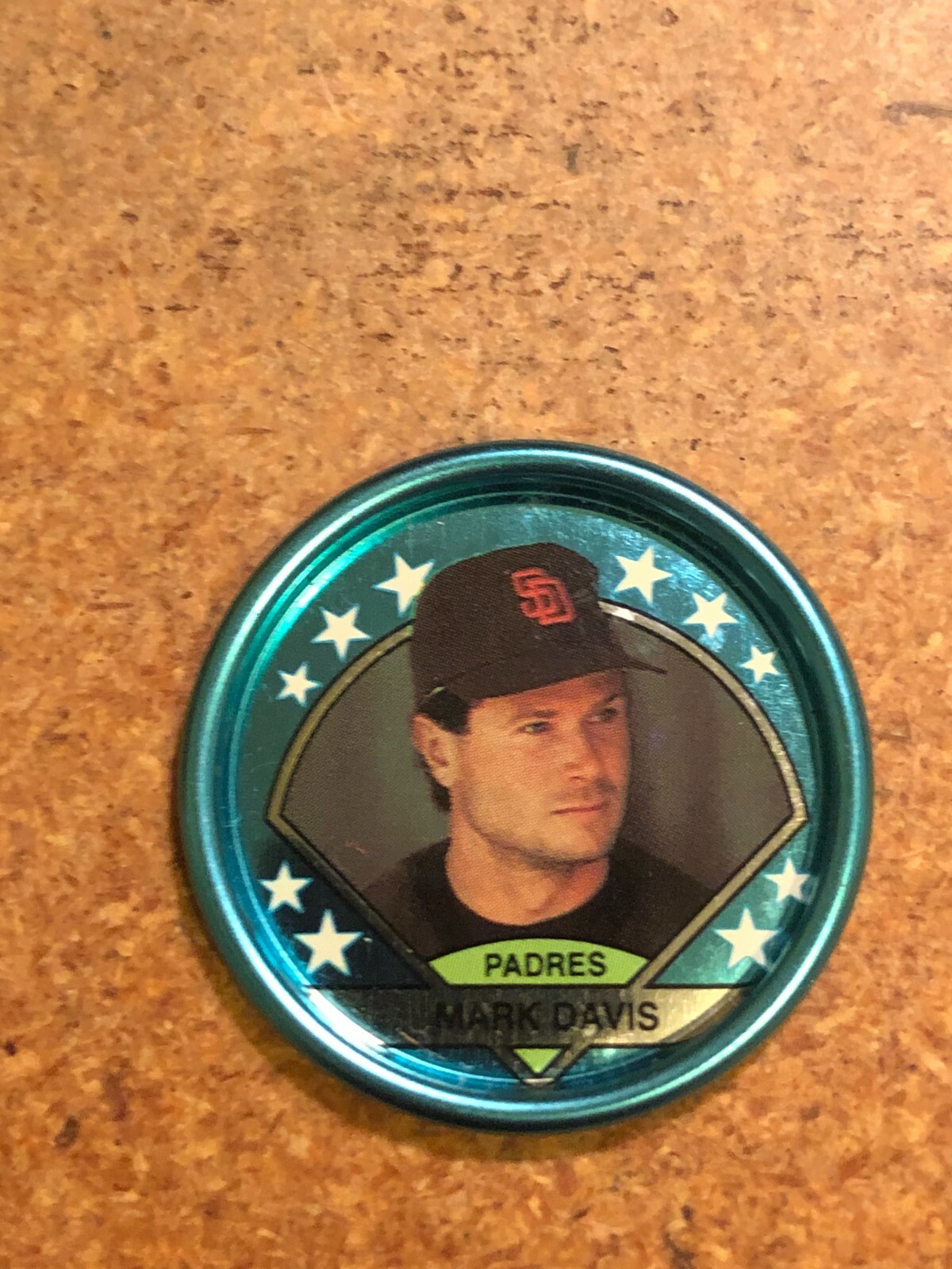 1990 Topps Baseball Coin # 34 Mark Davis