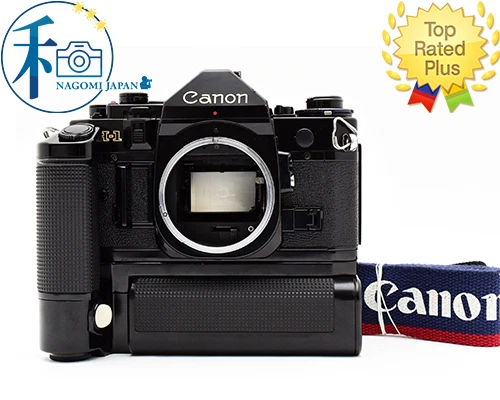 [N MINT w/Strap] Canon A-1 SLR 35mm Film Camera Body Motor Drive MA From JAPAN