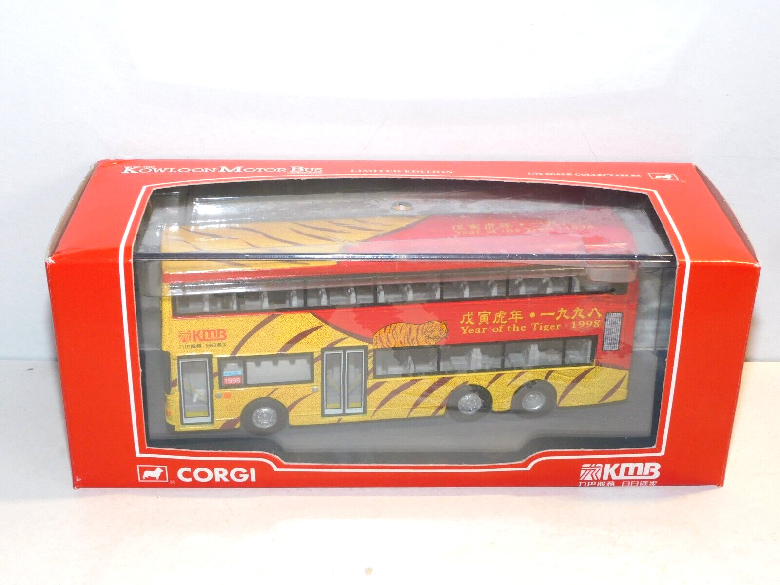 OOC LEYLAND VOLVO OLYMPIAN BUS KMB YEAR OF THE TIGER 1998 1/76 43215