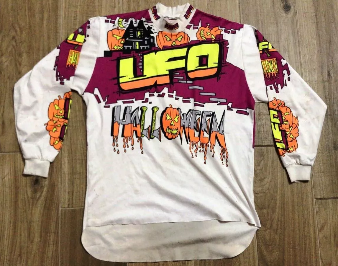 Vtg UFO Halloween XL Motocross Jersey Vintage Mx VERY RARE Era Jersey no AXO