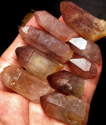 95g 9  Fire Quartz Lepidocrocite Ignite your Passion Purpose Play Specimen q372