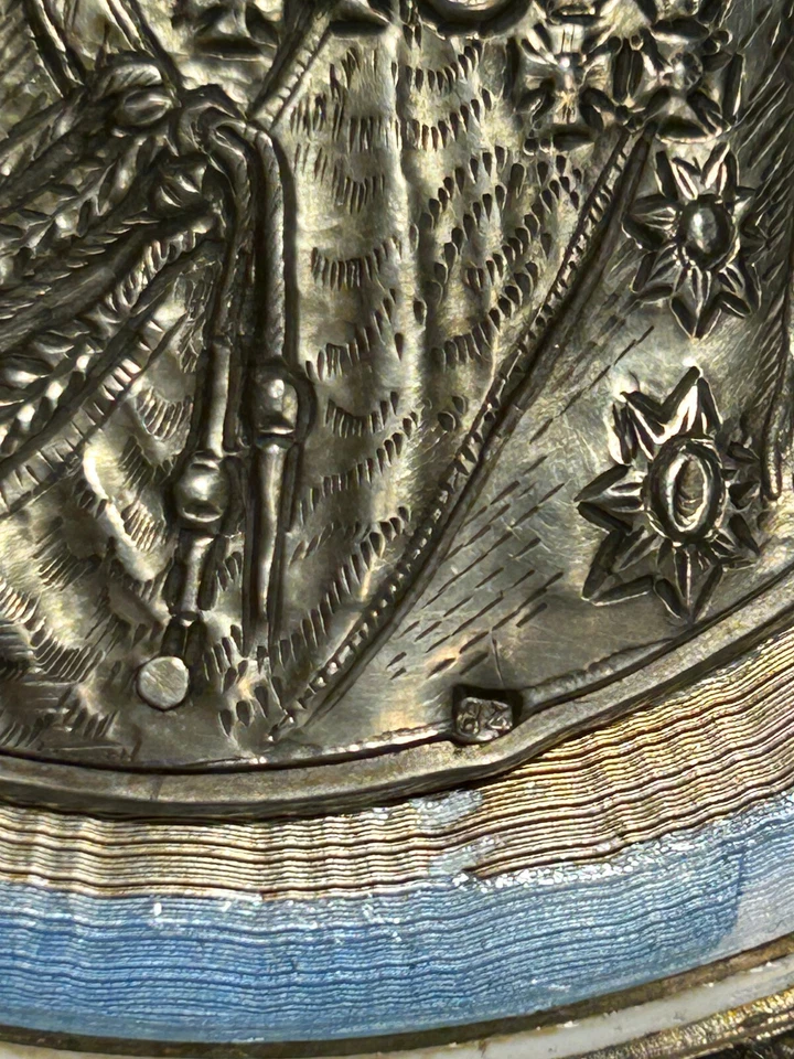 Fabergé Plata Dorada 84 Tapé 80 Rubíes Rusia Año 1896 Retrato de Zar Foto 4 de 4