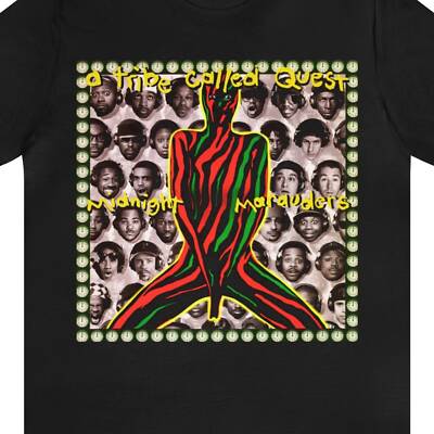 A Tribe Called Quest Midnight Marauders, ATCQ Album Tee, Graphic tee Qtip Phife